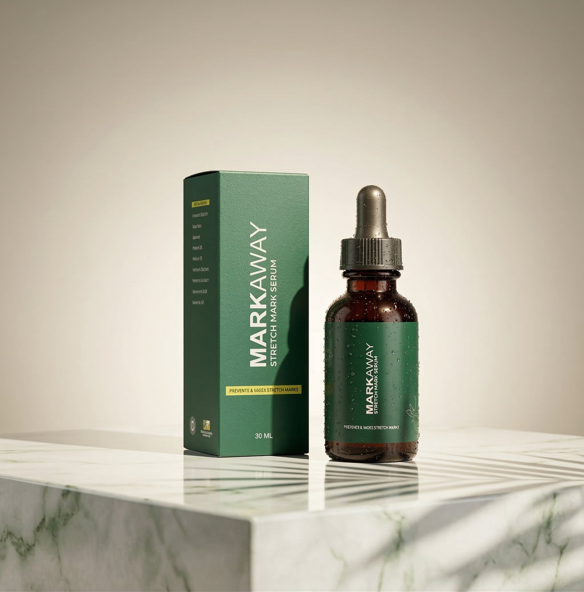 Markaway Stretch Serum Herbal Formula for Scars & Skin Elasticity